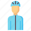 cyclist, athlete, player, avatar 