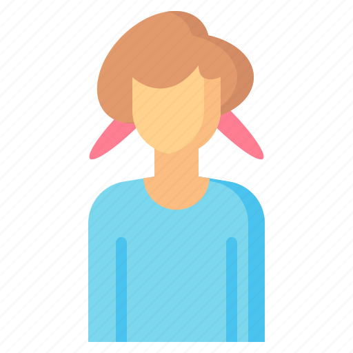 Girl, hiled, kid, avatar icon - Download on Iconfinder