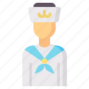 mariner, navy, sailor, cadet, avatar