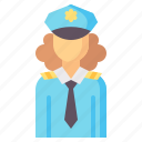 police, woman, sergeant, avatar