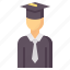 student, graduate, scholar, avatar 