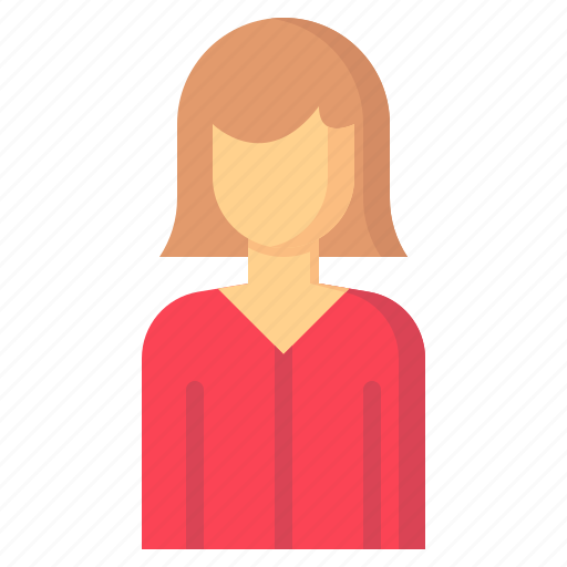Woman, girl, female, avatar icon - Download on Iconfinder