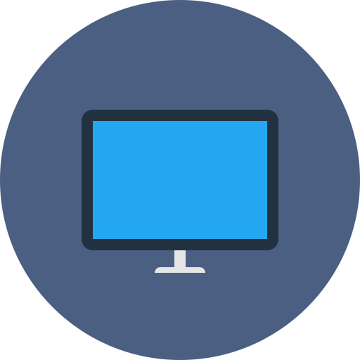 Desktop, computer, monitor, pc, screen, web icon - Free download