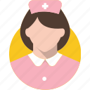 character profession, flat design character, nurse character, profile, user, avatar