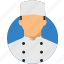 chef character, flat design character, profile, user, avatar, person 