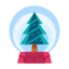 christmas, decorate, decoration, snowglobe, tree 