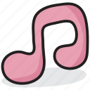 eighth note, melody, music, music note, quaver
