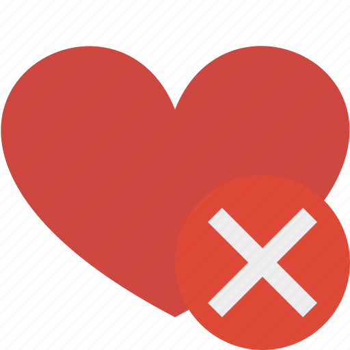 Cancel, favorites, heart, love, bookmark icon - Download on Iconfinder
