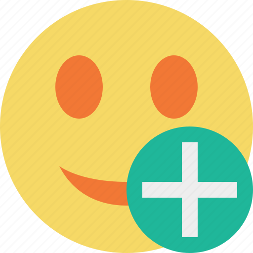 Add, smile, emoticon, emotion, face icon - Download on Iconfinder