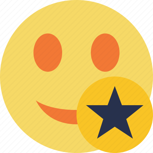 Smile, star, emoticon, emotion, face icon - Download on Iconfinder