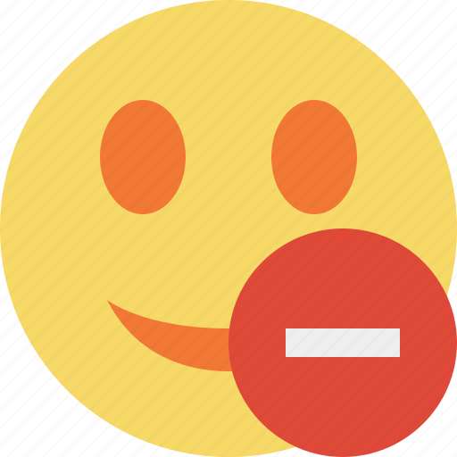 Smile, stop, emoticon, emotion, face icon - Download on Iconfinder