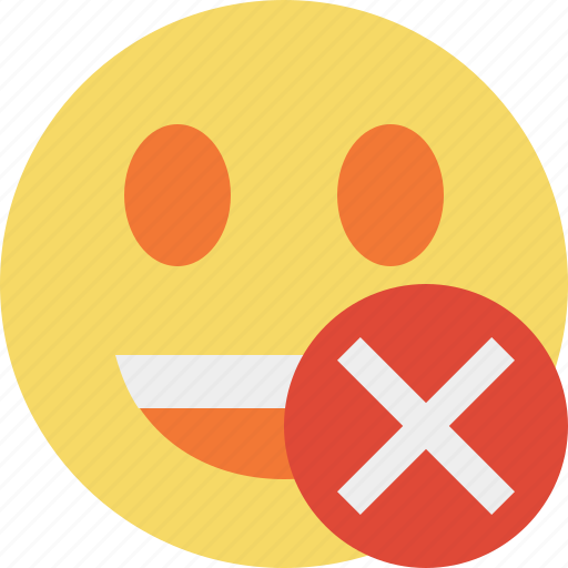 Cancel, laugh, smile, emoticon, emotion, face icon - Download on Iconfinder