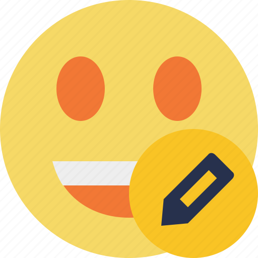 Edit, laugh, smile, emoticon, emotion, face icon - Download on Iconfinder