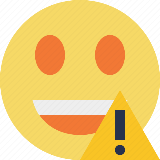 Laugh, smile, warning, emoticon, emotion, face icon - Download on Iconfinder