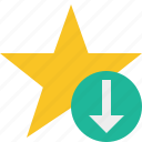 download, star, achievement, bookmark, favorite, rating