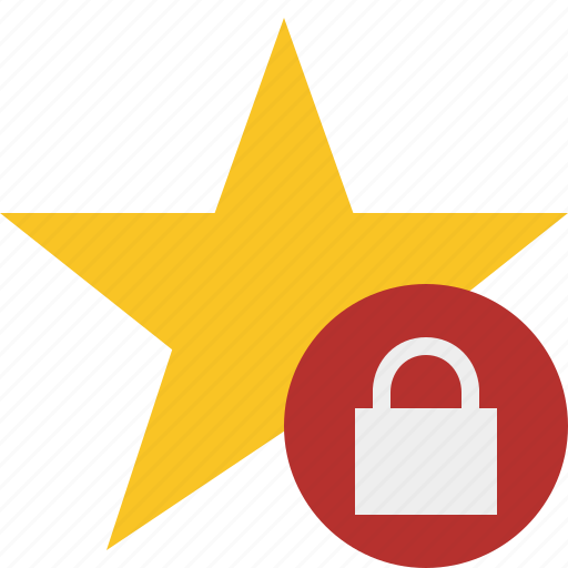Lock, star, achievement, bookmark, favorite, rating icon - Download on Iconfinder