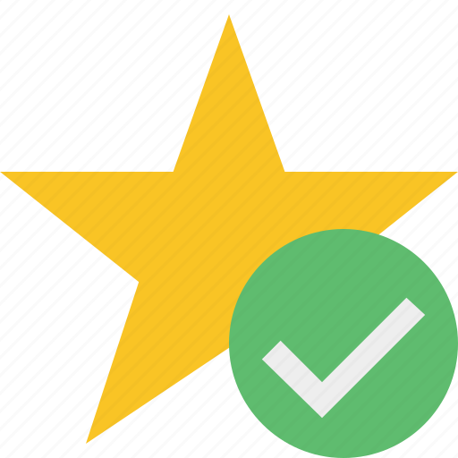 Ok, star, achievement, bookmark, favorite, rating icon - Download on Iconfinder