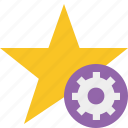 settings, star, achievement, bookmark, favorite, rating