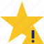 star, warning, achievement, bookmark, favorite, rating 