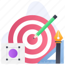 creative target, target design, design tools, design aim, design objective 