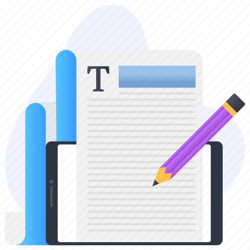 Editorial, copywriting, article writing, content writing, blog writing icon - Download on Iconfinder