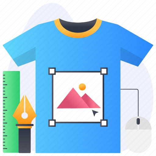 Vector design, graphic design, shirt design, digital artwork, cloth design icon - Download on Iconfinder