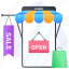 online sale, shop open, mobile shopping, mcommerce, mobile commerce 