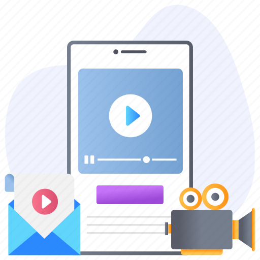 Viral video, video marketing, online marketing, digital marketing, video streaming icon - Download on Iconfinder
