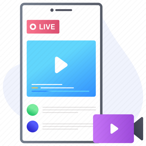 Video streaming, live streaming, video marketing, online video, mobile video icon - Download on Iconfinder