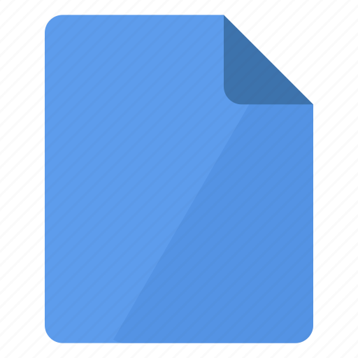 Blue, document, portrait, documents, file, paper, sheet icon - Download on Iconfinder