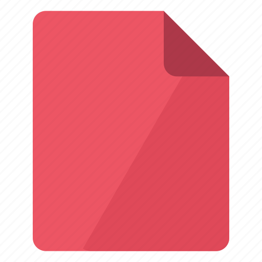 Document, portrait, red, documents, file, page, sheet icon - Download on Iconfinder