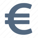 currency, euro, logo, money