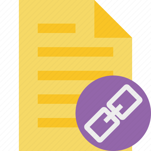 Document, file, link, page, text icon - Download on Iconfinder