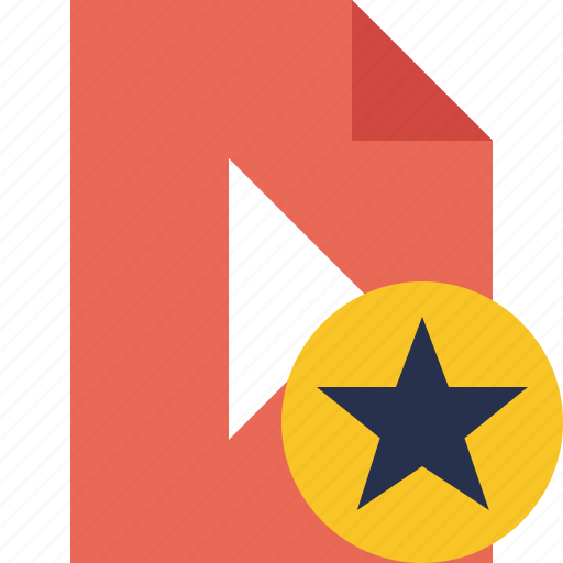 Document, file, movie, play, star, video icon - Download on Iconfinder