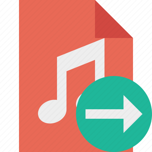 Audio, document, file, music, next icon - Download on Iconfinder