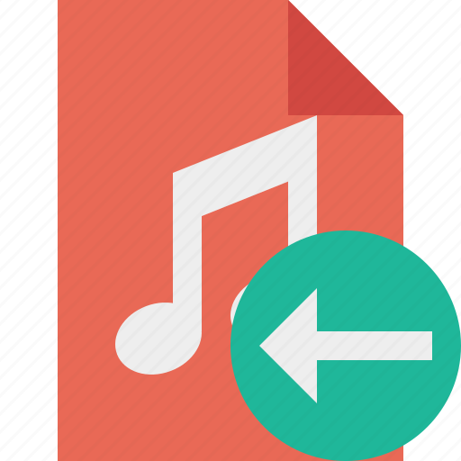 Audio, document, file, music, previous icon - Download on Iconfinder