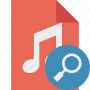 audio, document, file, music, search