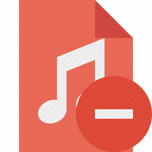 Audio, document, file, music, stop icon - Download on Iconfinder