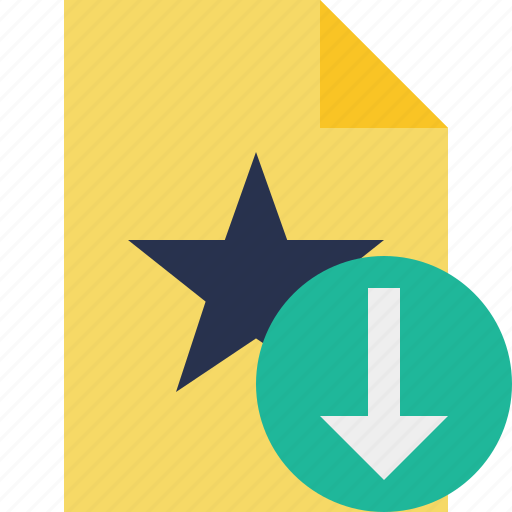 Document, download, favorite, file, star icon - Download on Iconfinder