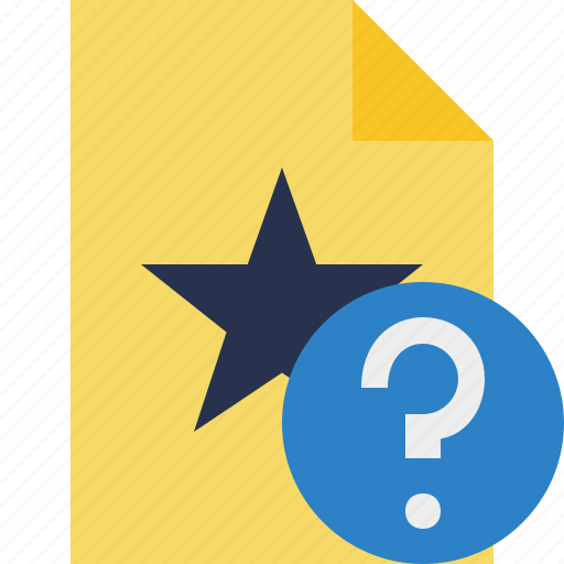 Document, favorite, file, help, star icon - Download on Iconfinder