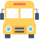autobus, bus, school bus, transport, vehicle