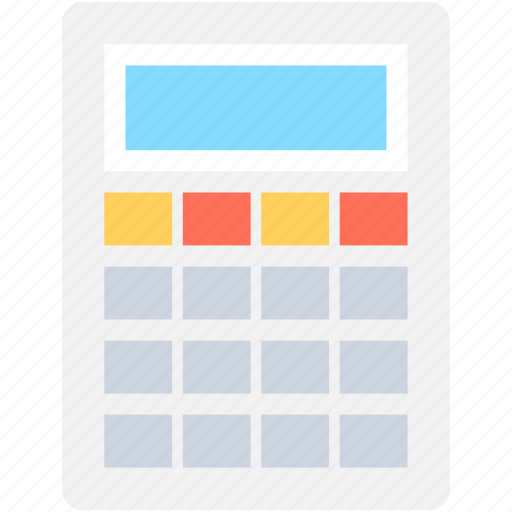 Accounting, calculation, calculator, digital calculator, maths icon - Download on Iconfinder