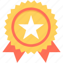 award, award badge, award ribbon, badge, star badge