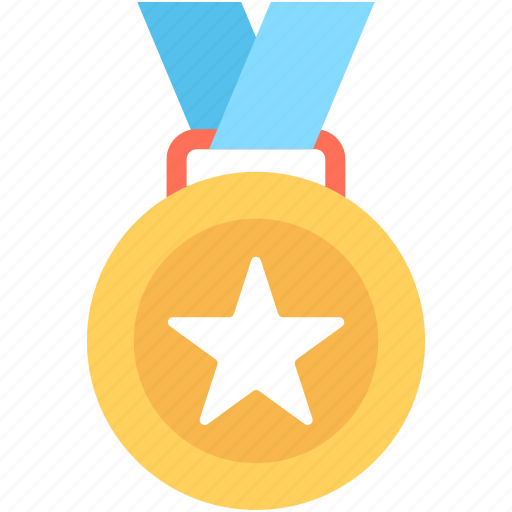 First position, medal, position medal, prize, star medal icon - Download on Iconfinder