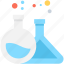 chemical flask, chemistry, conical flask, flask, laboratory 