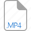extension, file, filetype, format, mp4 