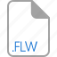 extension, file, filetype, flw, format 