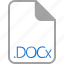 docx, extension, file, filetype, format 