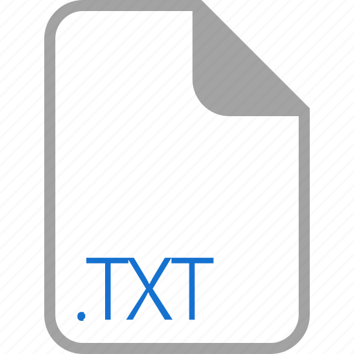Extension, file, filetype, format, txt icon - Download on Iconfinder