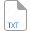 extension, file, filetype, format, txt 